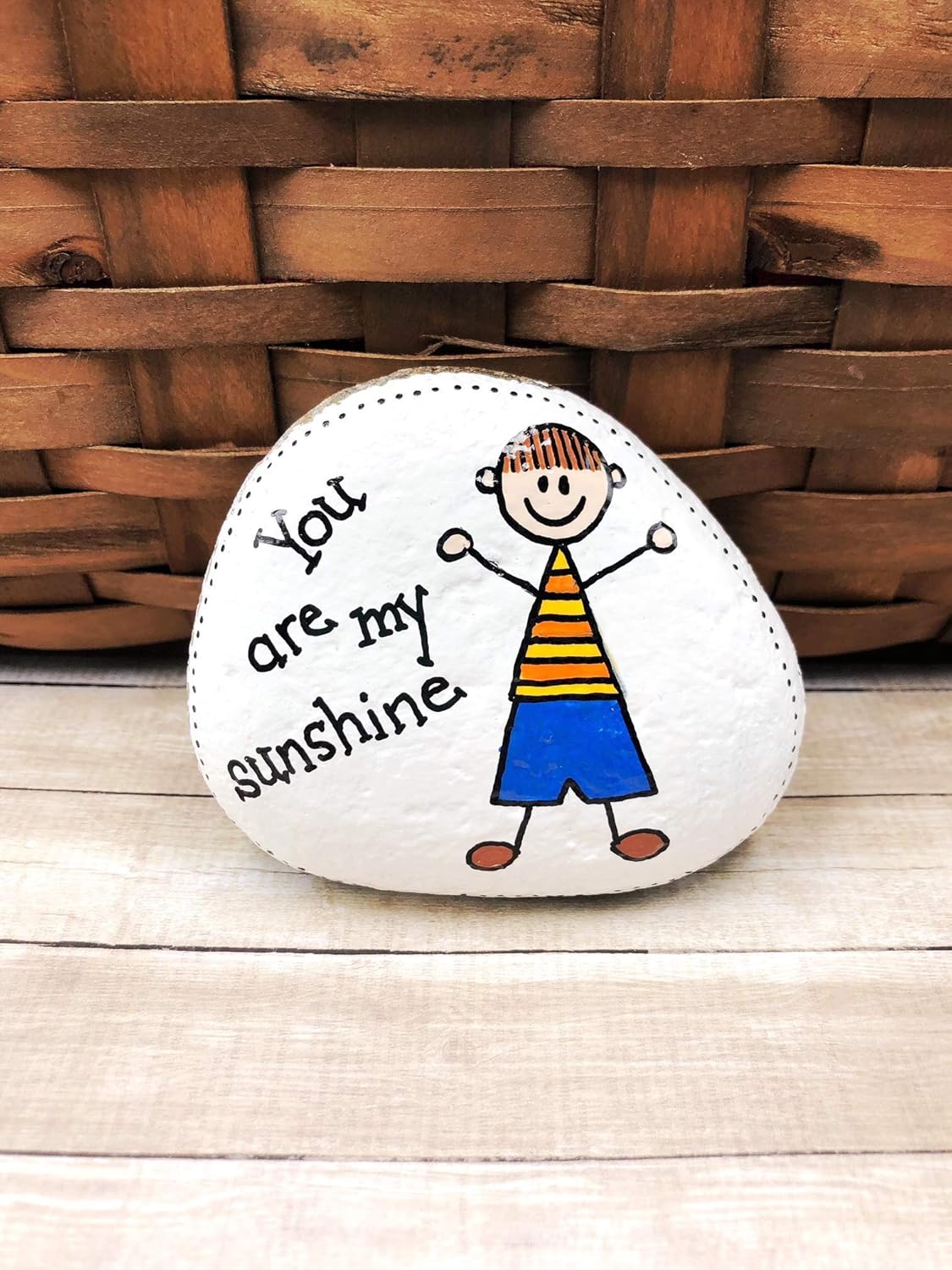 Amazon Com You Are My Sunshine Boy Or Girl Painted Rock Handmade