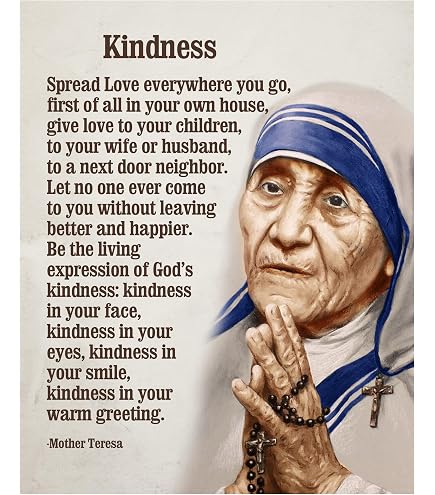 Amazon.com: Gifts Delight Laminated 15x20 Poster: Mother Teresa