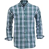 Double Pump Mens Button Down Shirts Cotton Long Sleeve Shirts Regular Fit