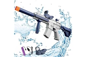 HYNXM Electric Water Gun, Water Guns for Adults Kids, Up to 25 FT Long Range, Water Gun That Can Hold Water Bottles, Toys for Pool, Beach, Outdoor Activities