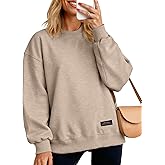 Vanmolrsa Womens Oversized Sweatshirt, Crewneck Pullover Long Sleeve Sweatshirt for Women Fall&Winter Tops 2025