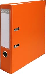 Exacompta PP Lever Arch File 320x290mm A4 75mm Spine 80mm Rings Orange