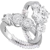 Ring Sizer Adjuster for Loose Rings, 20 Pack | Invisible Silicone Ring Guards with 4 Sizes for Different Band Widths, Ring Size Adjusters for Women &amp; Men