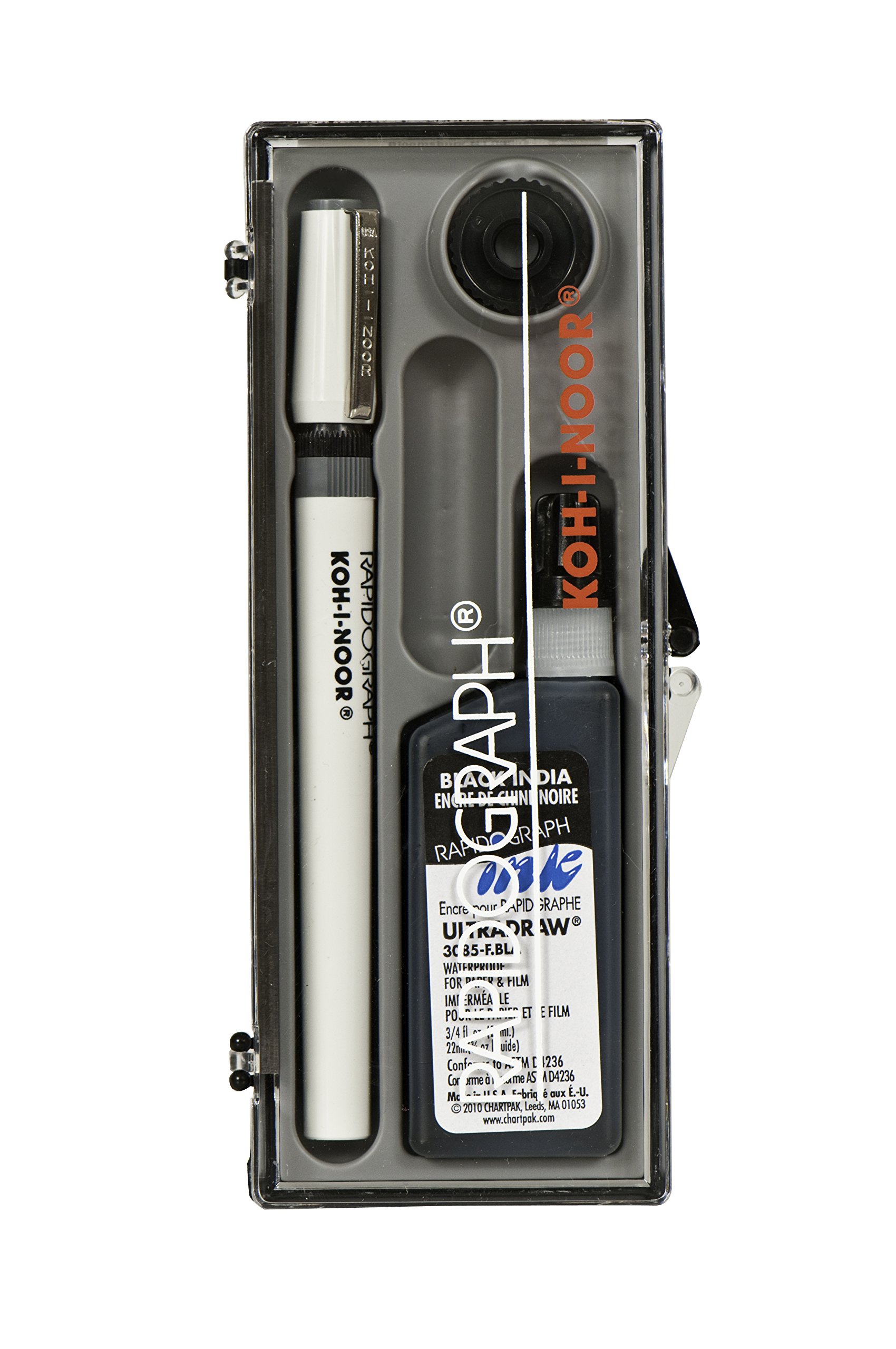 Buy KohINoor Rapidograph Pen and Ink Set.35mm Pen Nib and .75 oz