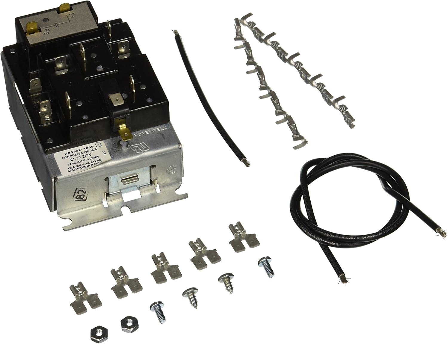 Honeywell R8330D1039 Electric Furnace Sequencer, 24 Vac, Power & Hand