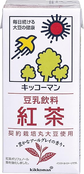 Amazon キッコーマン飲料 豆乳飲料 紅茶 1l 6本 キッコーマン飲料