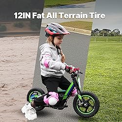 Lightweight Electric Dirt Bike for Kids, 170W