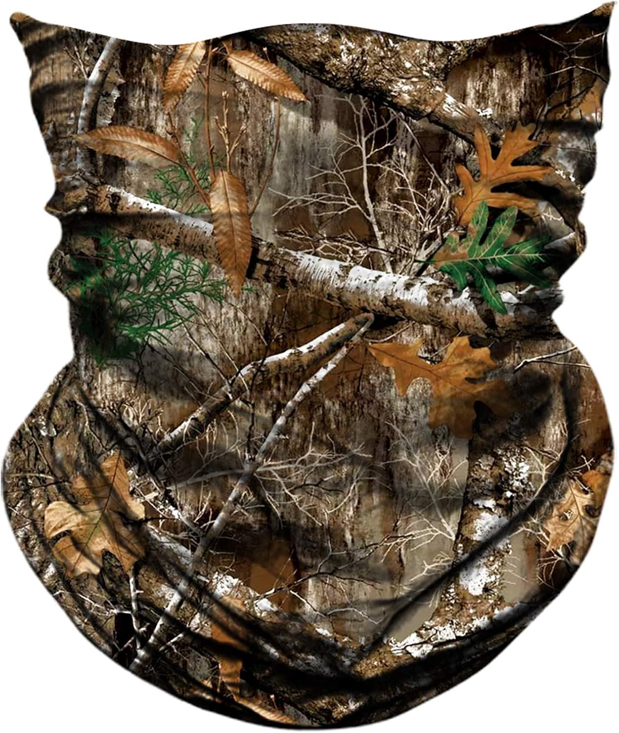 AXBXCX 2 Pack - Camouflage Print Seamless Neck Gaiter Bandana Face Mask Headband Headwear Scarf for Fishing Hiking Hunting Cycling Motorcycle Riding Skiing Outdoor Sport 065: Clothing