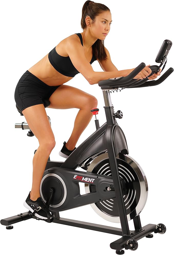 efitment magnetic belt drive performance indoor cycle bike
