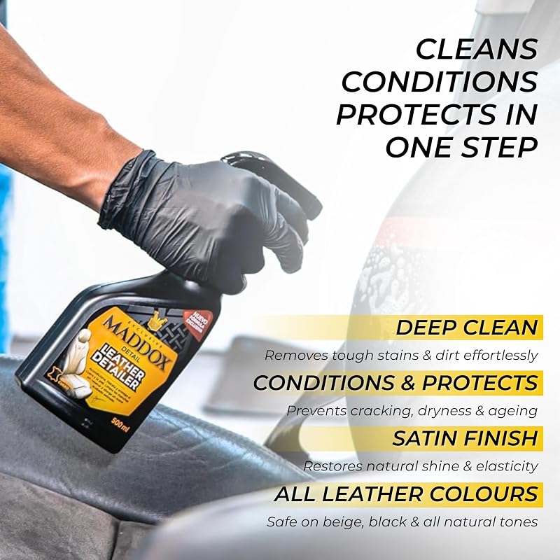 - Limpiador Asientos Cuero Coche Leather Detailer 500ml
