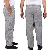 Elite Kitchens Apparel Professional Adult Size Chef Uniform Pants Bulk Packs