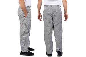 Elite Kitchens Apparel Professional Adult Size Chef Uniform Pants Bulk Packs