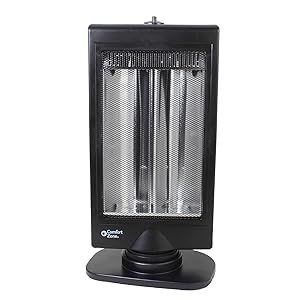 Comfort Zone Flat Panel Halogen Heater CZHTV9