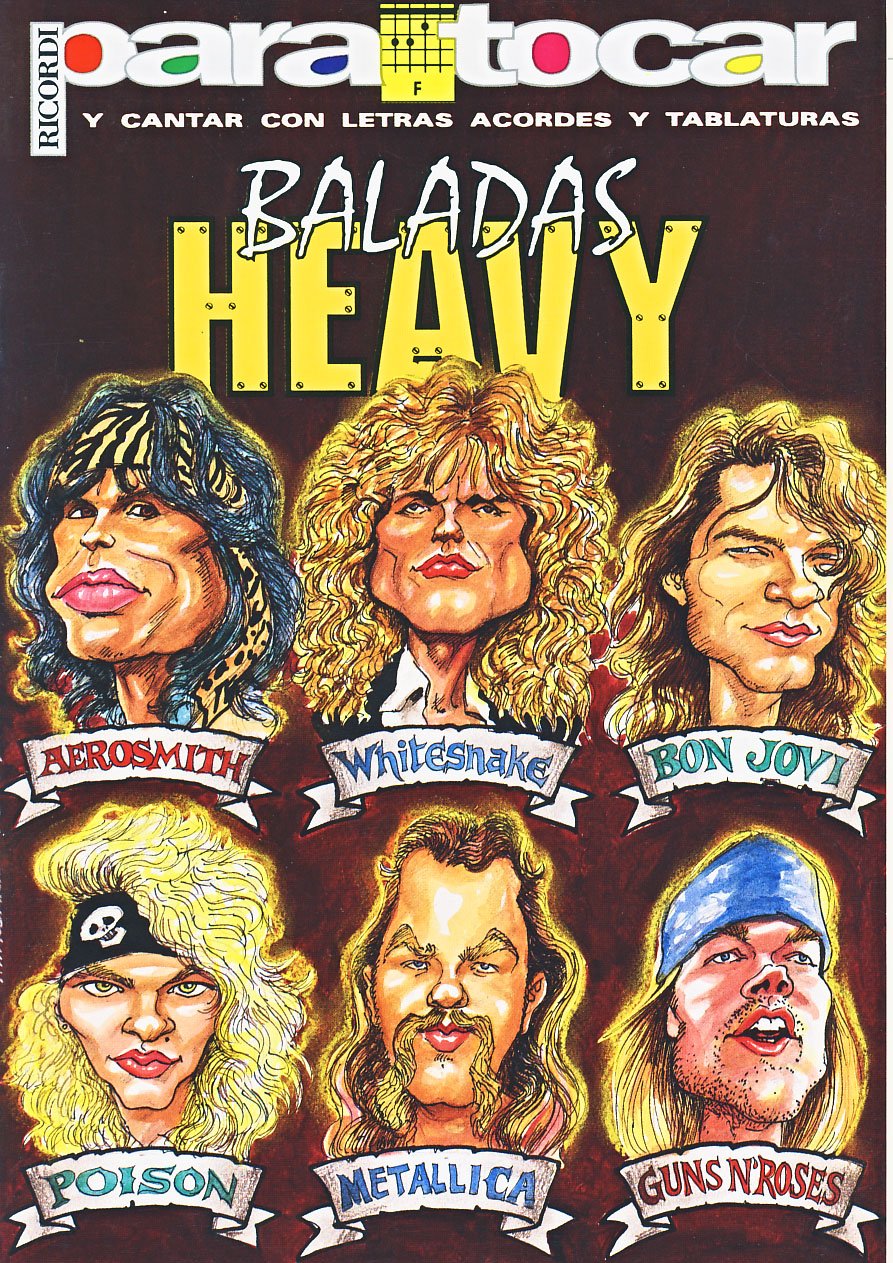 Amazon.com: CANCIONERO - Heavy Baladas (Letras y Acordes) para Guitarra:  9789502202921: CANCIONERO: Libros
