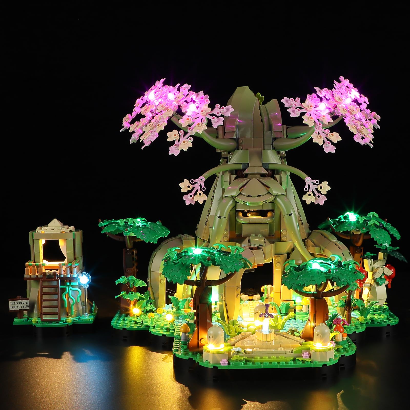 YEABRICKS LED Light for 77092 The Legend of Zelda Great Deku Tree 2-in-1 Building Blocks Model (Building Set NOT Included)