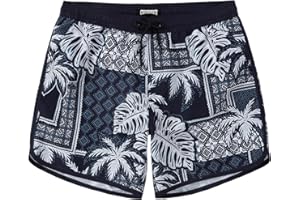CoozySphere Swimming Shorts Mens Swim Trunks with Mesh Liner Vintage Bathing Suit for Men Vacation Pool