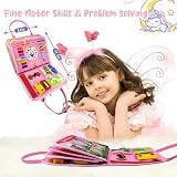 TenFans Busy Board Montessori Toy 35 In 1 For 3-6 Year Olds Travel Learning view 5