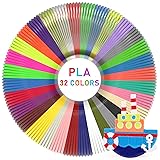 FIROS 3D Pen Filament Refills, 32 Colors 3D Pen PLA
