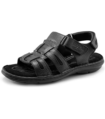 Born Shoes Mens 12 Black Commodore Fisheman Sandals Cushioned Leather Adult Men Sandal Born Shoes for Men Sandals Men Shoes Flat  main image 3