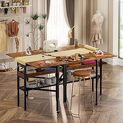 Besiost Folding Sewing Cutting Table with Charging