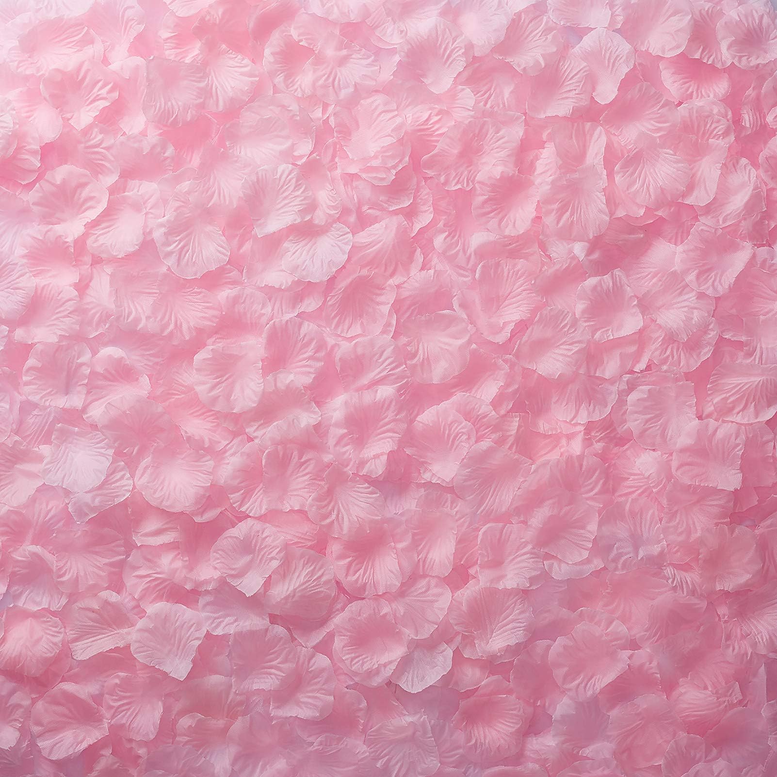 BESKIT 3000 Pcs Rose Petals Artificial Flower Silk Petals for Valentine Day Wedding Flower Decoration (Pink)
