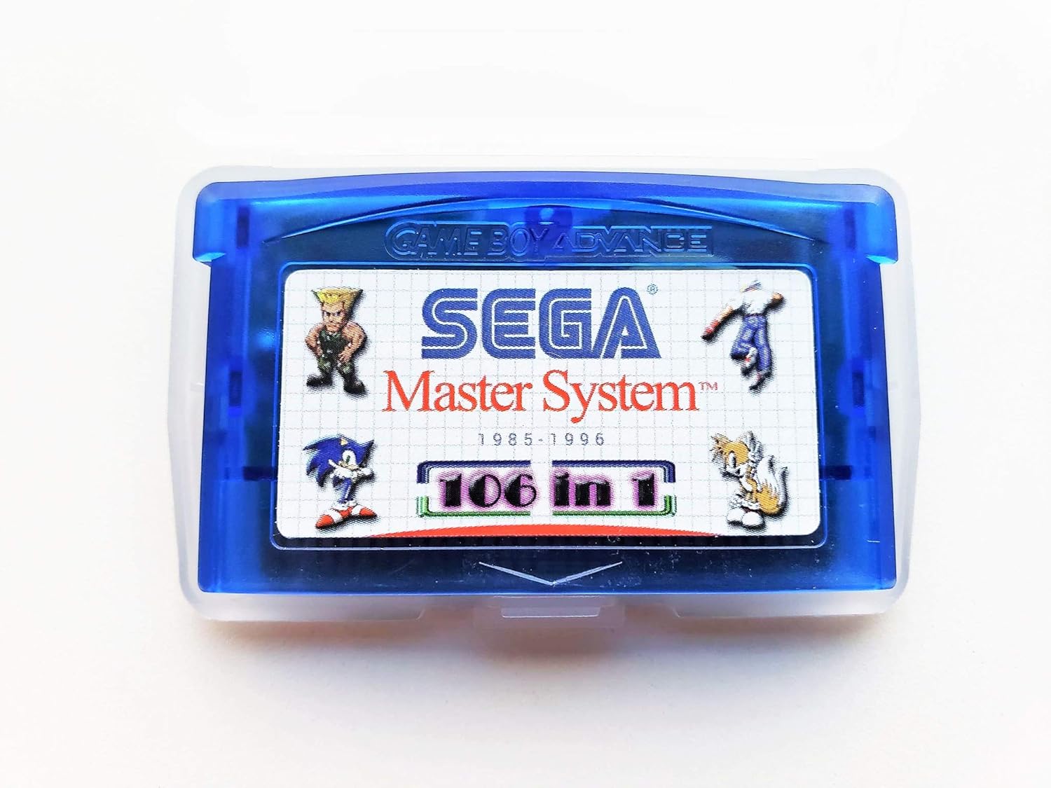 Sega Classics GBA 106 in 1 game (w/ Case & Cover Insert) Multicart Master System & Game Gear 100 in 1 ++ Games Compilation - (Gameboy Advance): Video Games