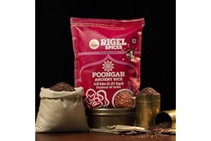 Rigel Spices | Poongar Red Rice (4Lbs) | Ladies special Rice | GLUTEN FREE | AGED 12+ MONTHS | Ancient Rice from India