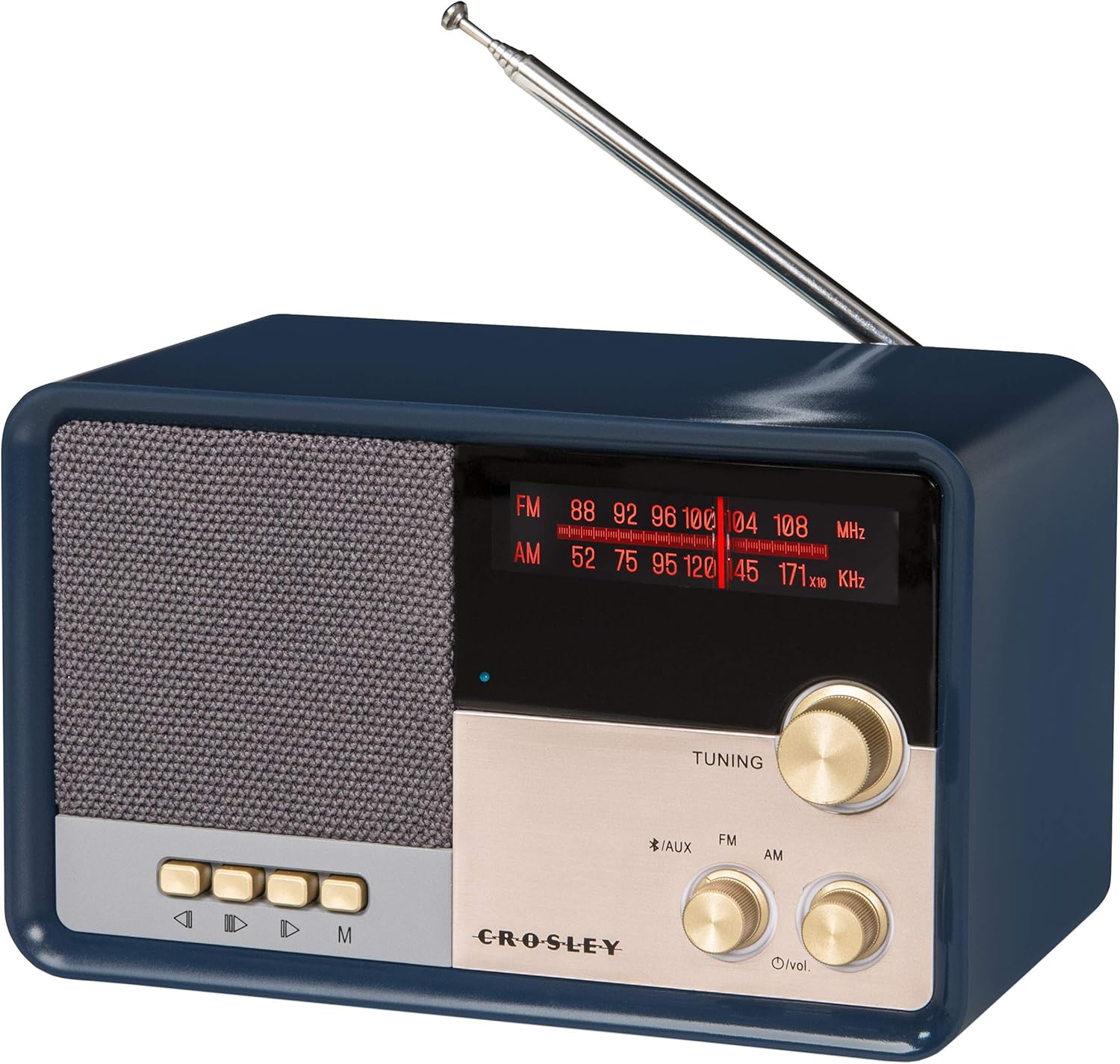 crosley tribute bluetooth radio speaker