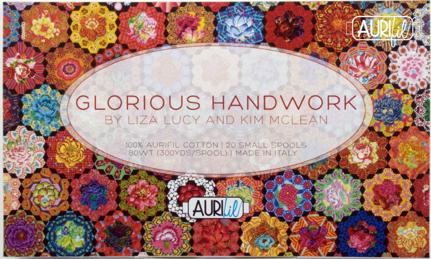 Aurifil Glorious Handwork Thread Set - 20 Small Spools of 80wt Cotton — image 1