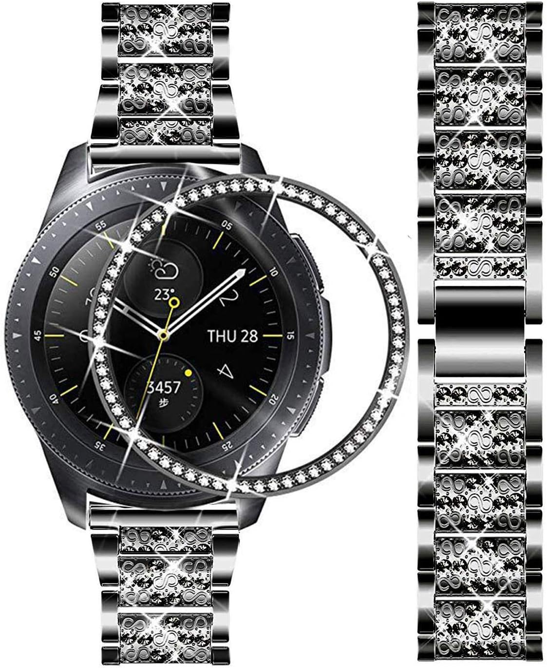 DEALELE Strap Compatible with Samsung Gear Sport / Galaxy Watch 42mm / Galaxy 4 Classic (42mm)