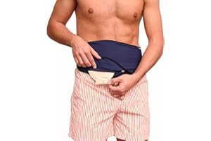 SIIL Ostomy Belt for Men & Women | FSA & FHA Approved | Premium Ostomy Bag Covers | Sports & Swimming | Colostomy Belts, Illeostomy Covers | Ostomy Wrap (Improved Zipper & Velcro - Fastener)