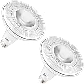 Sunco Outdoor LED Flood Light, Waterproof PAR38 Dusk to Dawn Bulb, 1250 LM, 120W Equivalent 15W, Exterior, Wet-Rated, 5000K D