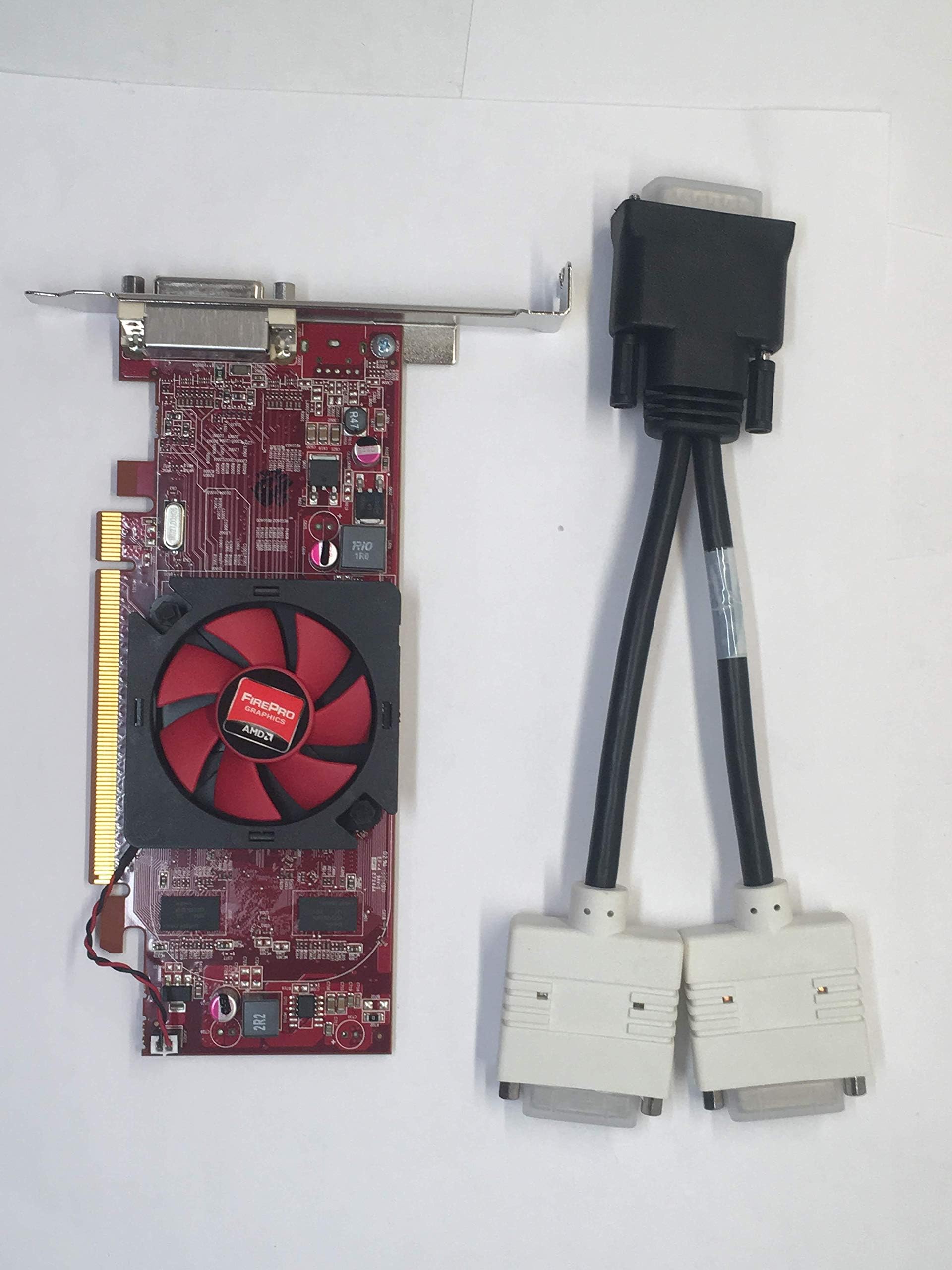 JCPR7 Full Height AMD Video Graphic Card with DMS-59 Dual DVI Fits Dell ATI Radeon Firepro 2270 DMS-59 512MB PCI-e 2.1 X16 GDDR3 0JCPR7 HD 4550 HD4550 DDR3 SDRAM