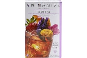 CHINAMIST China Mist Iced Tea – Fiesta Fria Black Tea Infusion – Refreshing and Delicious – Each Tea Bag Yields 1/2 Gallon – 4 bags.