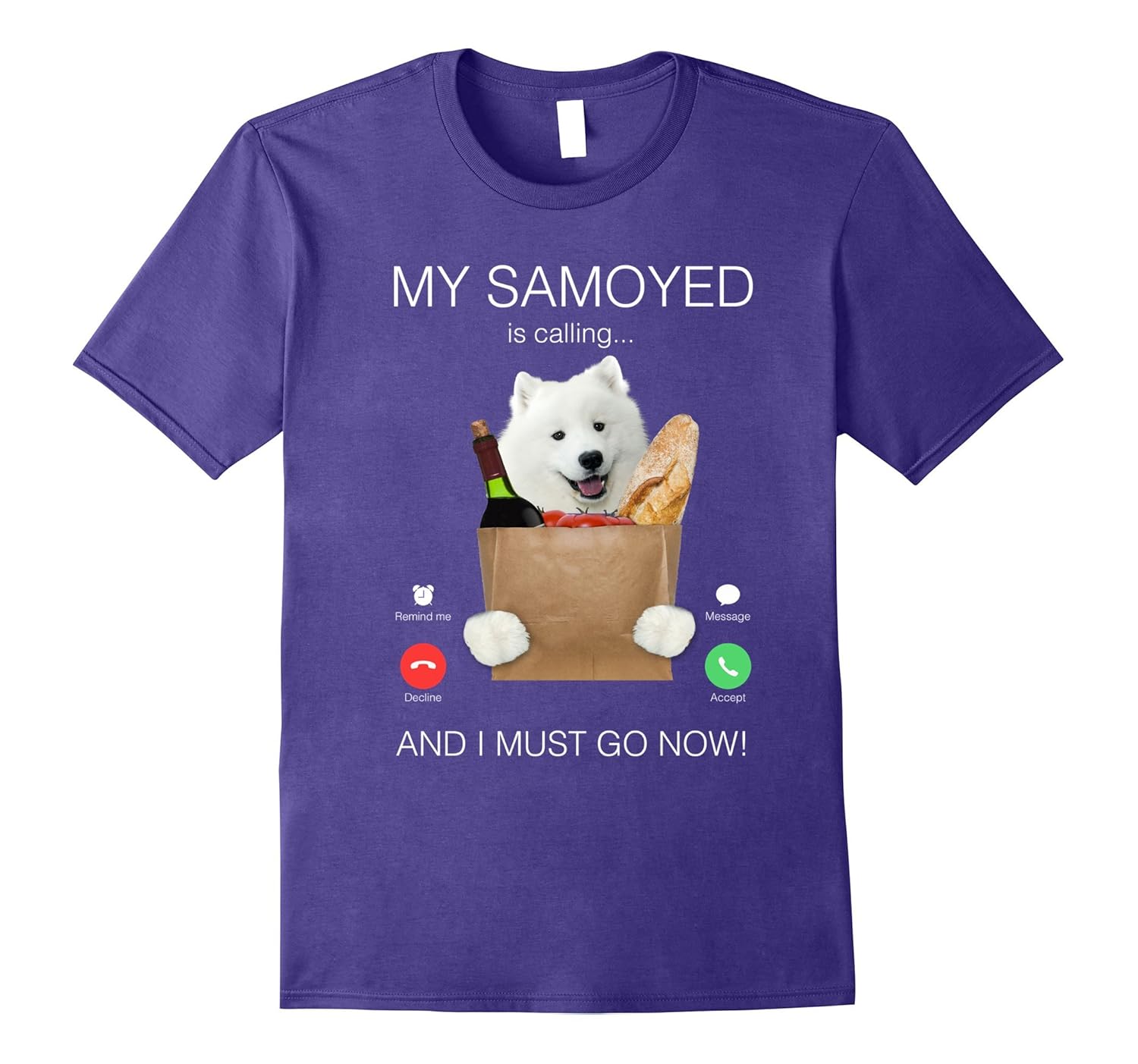 Funny Samoyed shirt, my friend call me is the best t-shirts-ANZ