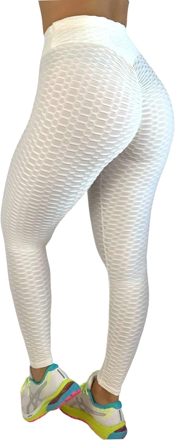 BOOTYBANDS Women's Fitness and Loungewear Honeycomb Exercise Legging: Clothing