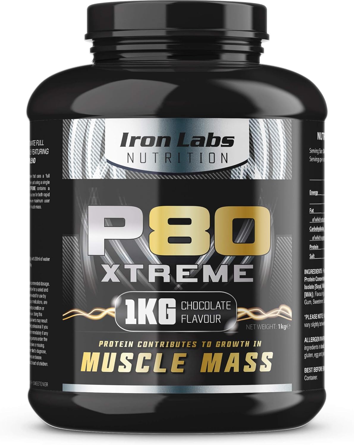 P80 Xtreme Advanced 80 Protein Shake 1kg Chocolate Flavour with