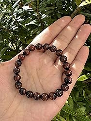 Red Tiger Eye Crystal Bead Bracelet 8mm, Wholesale