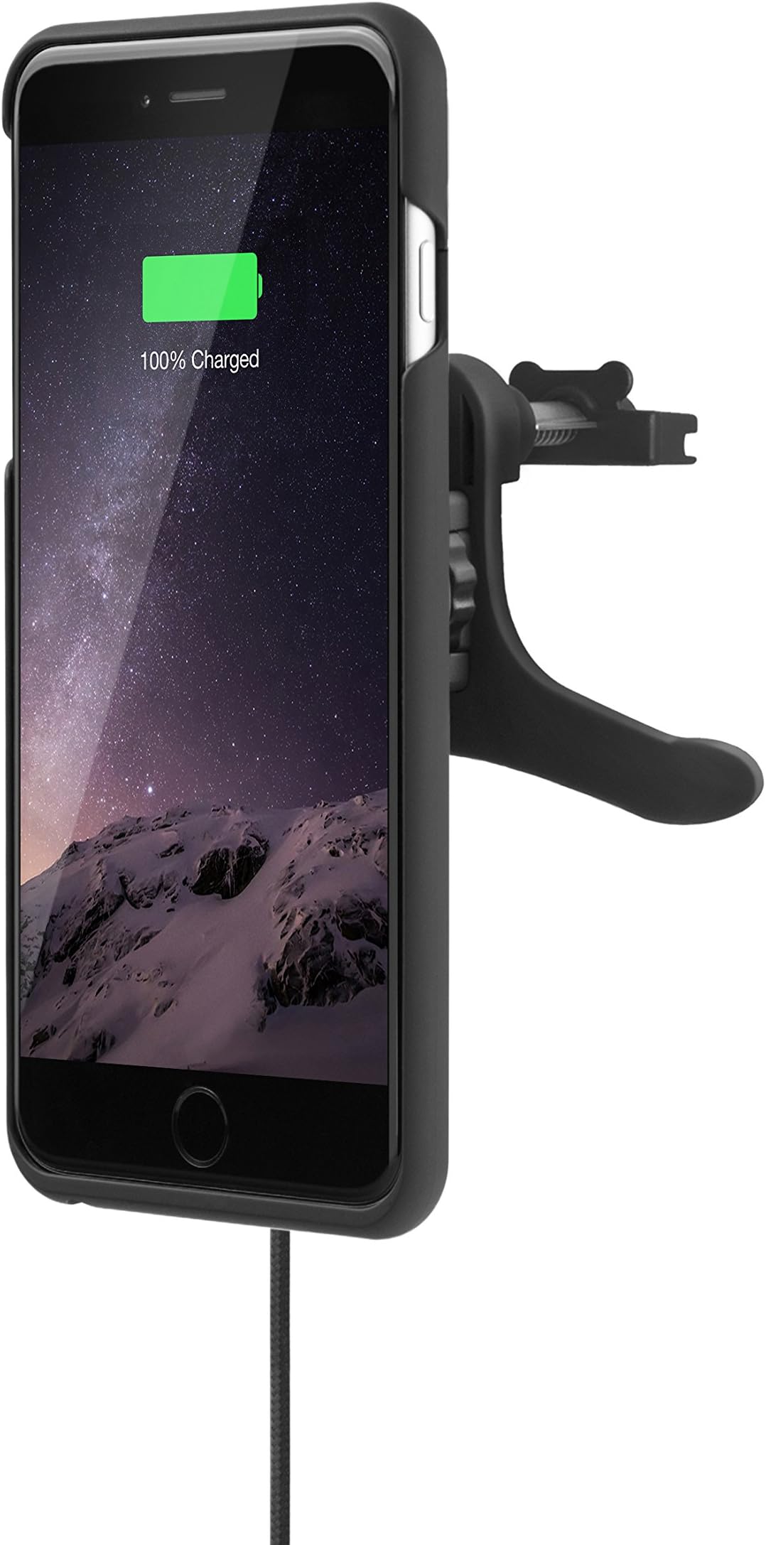 XVIDA Wireless Charging Car Kit - Qi Charging - Wireless Charging Protective Case and Magnetic Charging Air Vent Mount for iPhone 6/6S Plus