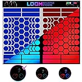 LOOM Reflective Stickers | 134pc Engineer BluRed