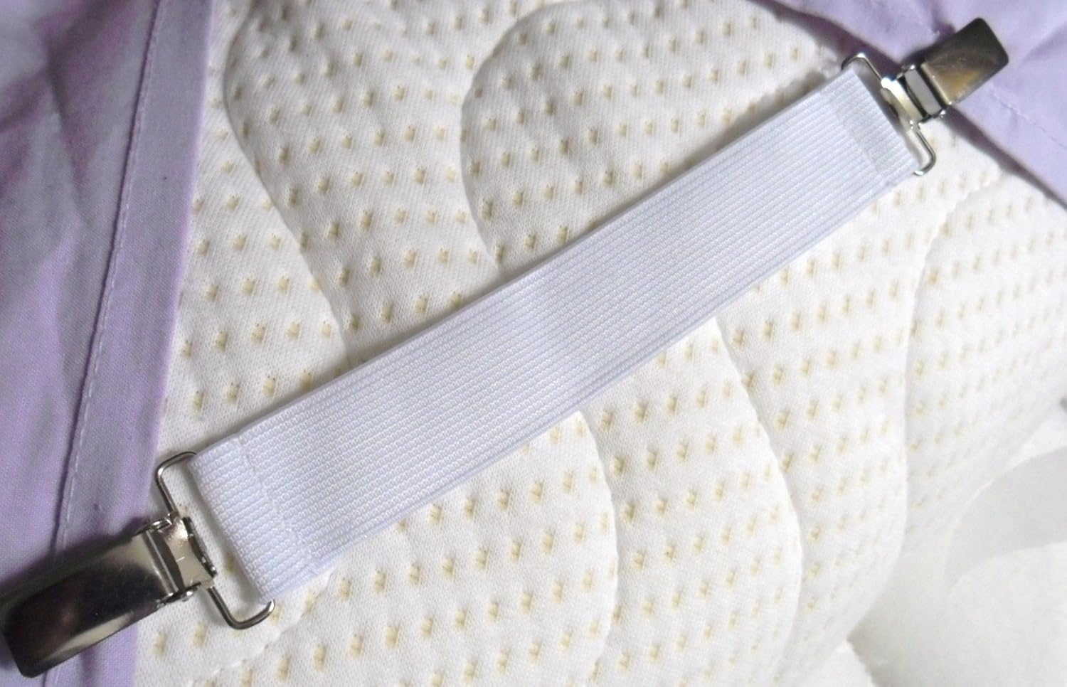 LPS SHEET STRAPS bed garters, fasteners grippers METAL CLIPS Strong