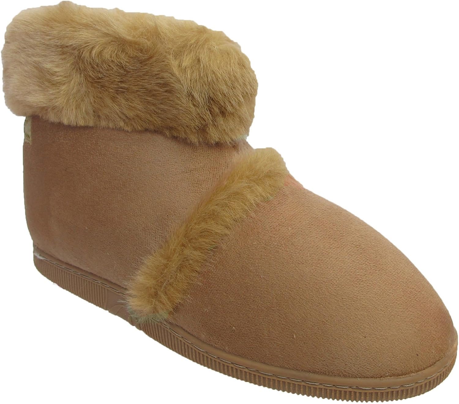 mens slipper boots with hard sole