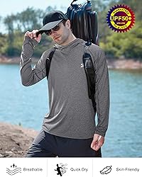 Roadbox UPF 50+ Fishing Shirts for Men Long Sleeve