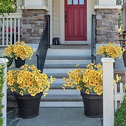ColoPlay 24 Yellow Bundles Artificial Flowers for