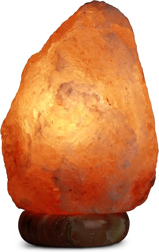rock salt table lamp