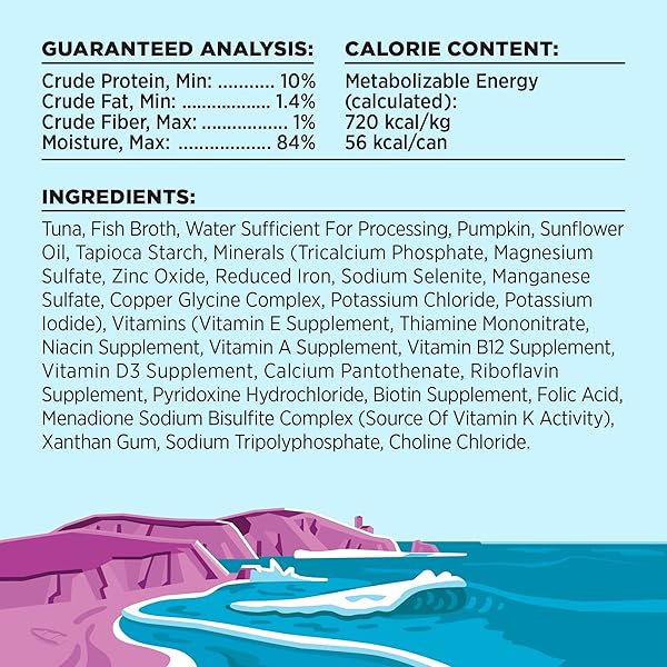BIXBI LIBERTY CANNED WET CAT FOOD – GRAIN FREE, TUNA AND PUMPKIN RECIPE IN BROTH, 2.75 OUNCE (PACK OF 24)