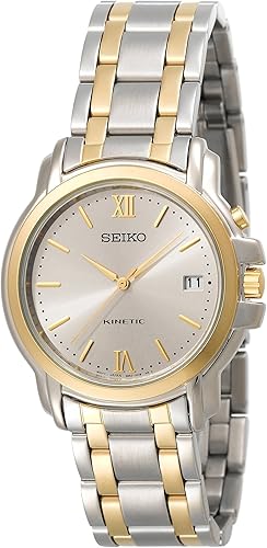 seiko kinetic two tone
