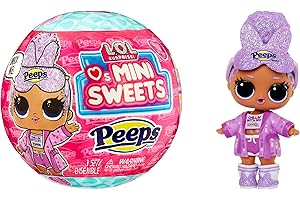 L.O.L. SURPRISE! LOL Surprise Loves Mini Sweets - Peeps Cozy Bunny with Collectible Doll, 7 Surprises, Spring Easter Theme, Peeps Limited Edition Small Doll - Great Toy Gift for Girls Age 4+