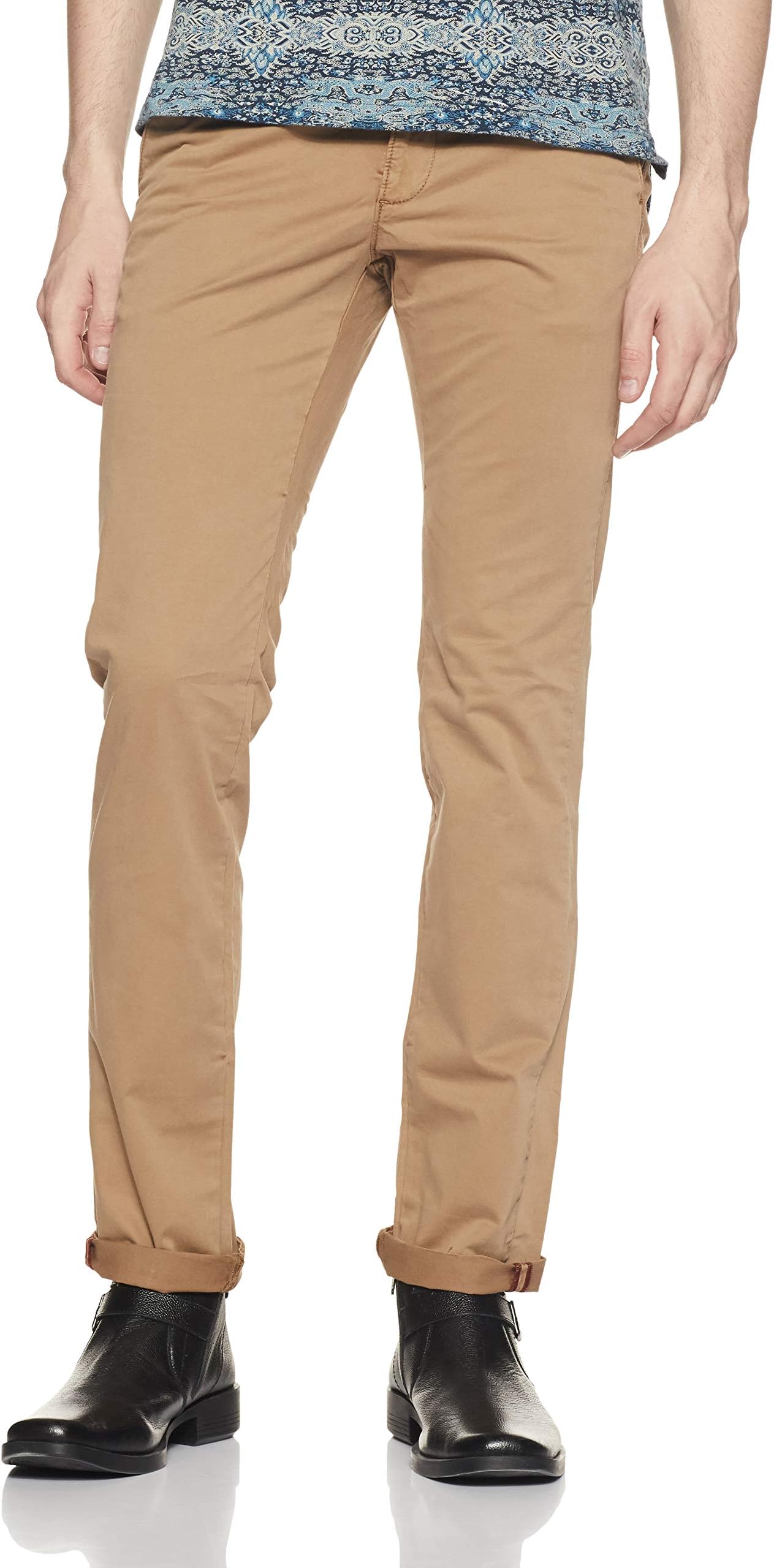 Indian Terrain Men's Chino Casual Trousers