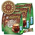 5-Pack OLDTOWN White Coffee 3 in 1 Asian Instant Coffee Package with a Cork Coaster, old town White Coffee 75 Packets with a Random Flavor Sample Packet (5-PACK, Hazelnut)